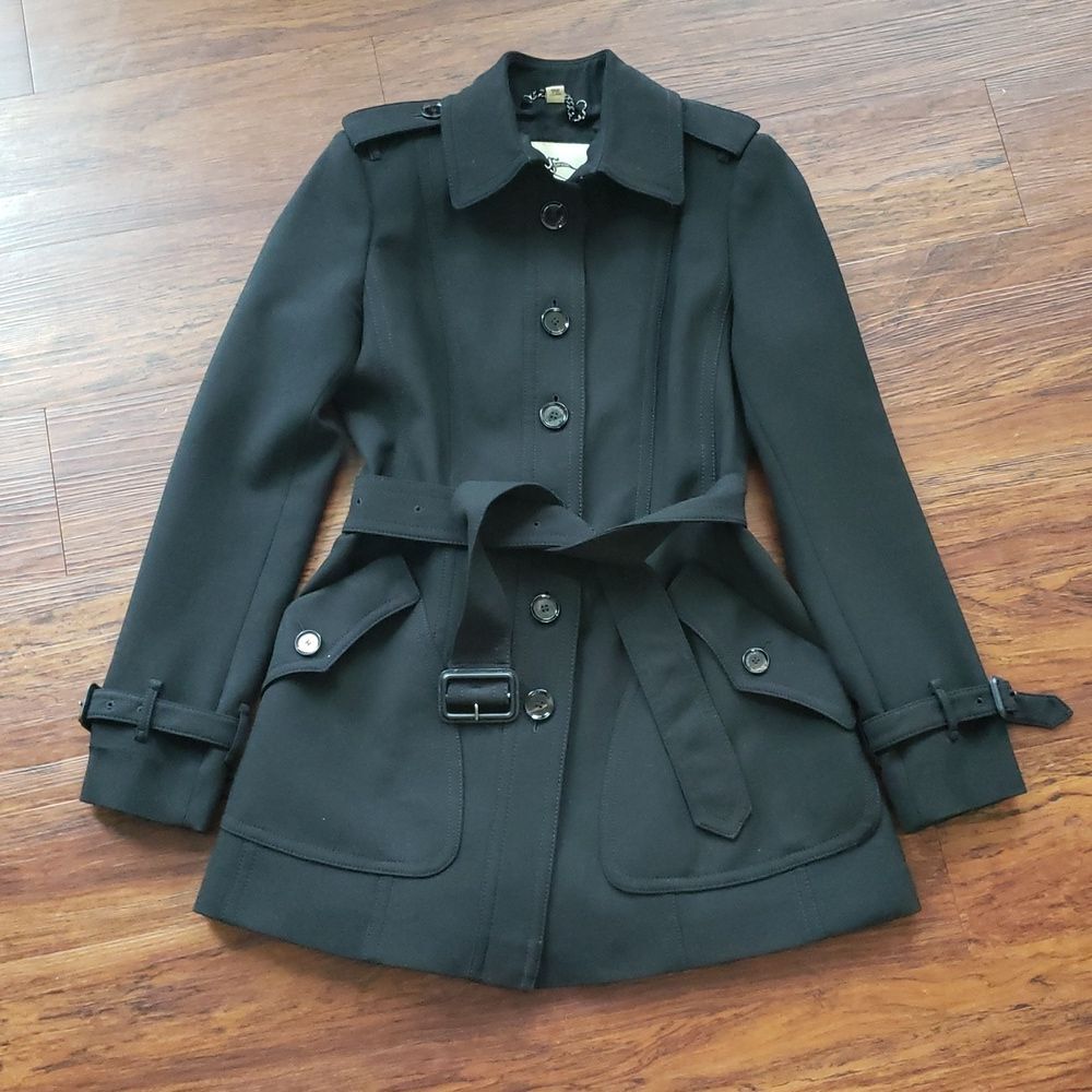 Burberry Black Women's Belted Trench Coat